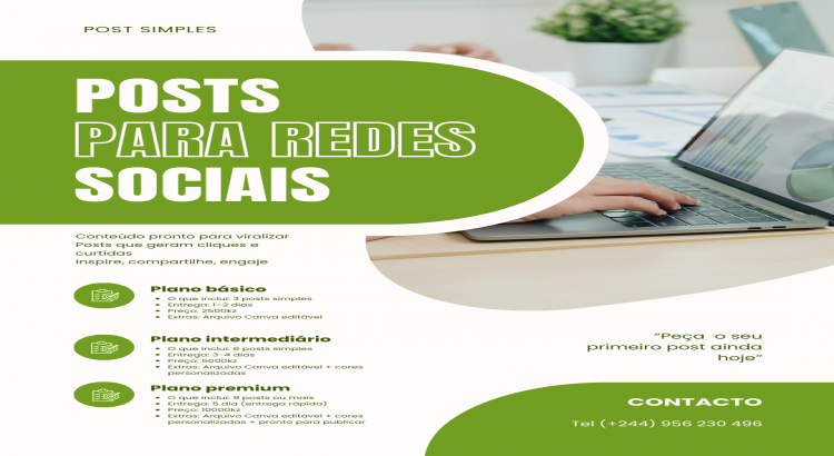 posts para redes sociais